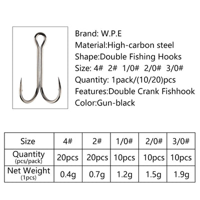 Anzuelos de Pesca Profesionales Multi-Gancho Thunder Frog - Juego Completo - Image 4