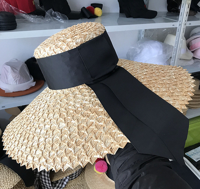 Sombrero de Paja Tejido a Mano XL - 20 cm de Diámetro - Image 9