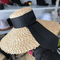 Sombrero de Paja Tejido a Mano XL - 20 cm de Diámetro