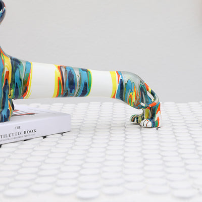 Figura Decorativa de Perro Salchicha de Resina Multicolor - Image 6