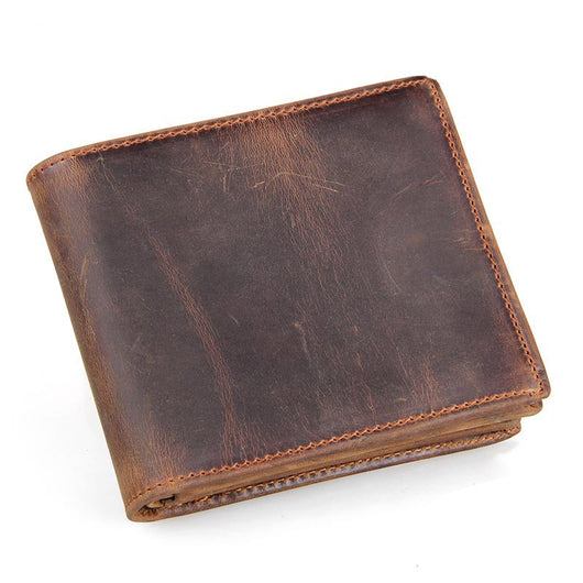 Billetera de Cuero Genuino para Hombre - Diseño Clásico Premium