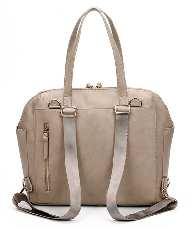 Bolsa Maternal Multifuncional PU - Mochila Portabebés 2 en 1 Gran Capacidad - Image 9