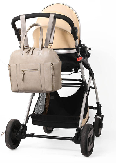 Bolsa Maternal Multifuncional PU - Mochila Portabebés 2 en 1 Gran Capacidad - Image 7