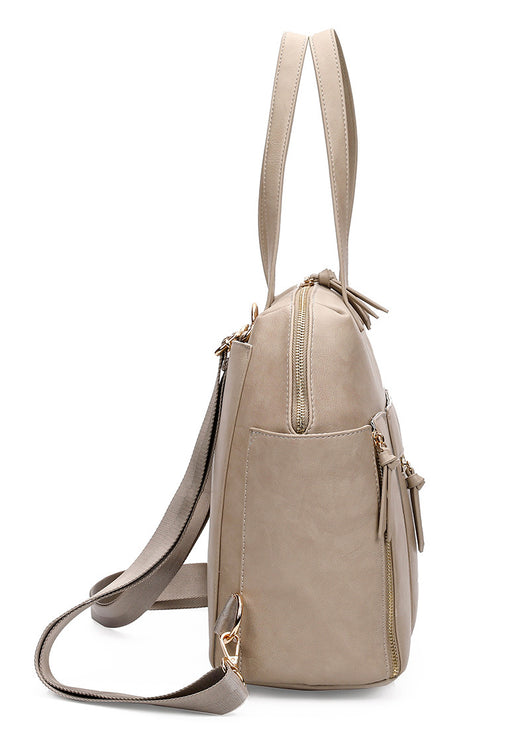 Bolsa Maternal Multifuncional PU - Mochila Portabebés 2 en 1 Gran Capacidad - Image 12