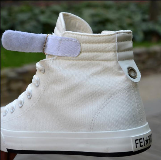 Zapatillas Altas de Lona para Hombre - Estilo Moderno y Versátil - Image 5