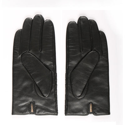 Guantes de Cuero Cabrilla para Hombre Invierno - Tejido a Mano con Forro Polar - Image 6