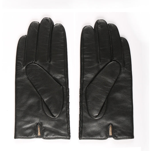 Guantes de Cuero Cabrilla para Hombre Invierno - Tejido a Mano con Forro Polar - Image 2