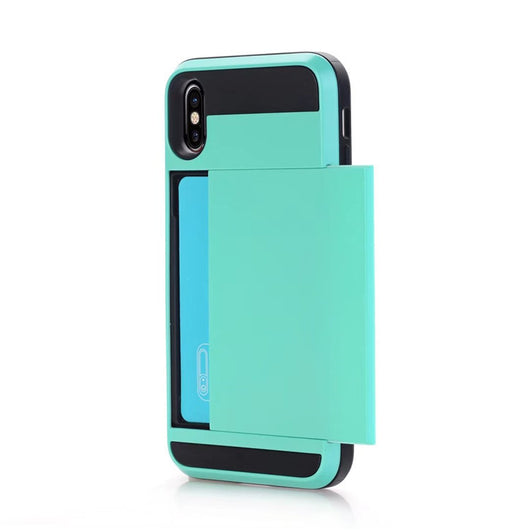 Funda para teléfono con compartimento para tarjetas