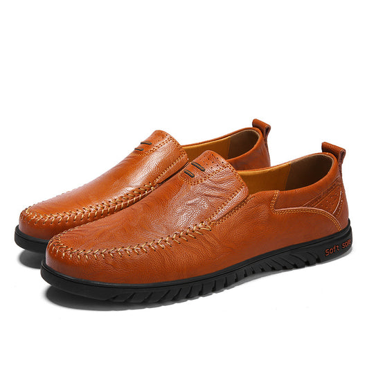 Zapatos de Cuero Ligeros Estilo Británico para Hombre - Image 12
