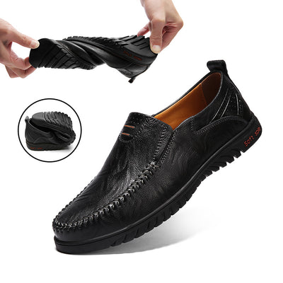 Zapatos de Cuero Ligeros Estilo Británico para Hombre - Image 13