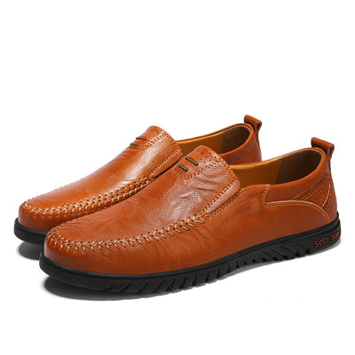 Zapatos de Cuero Ligeros Estilo Británico para Hombre - Image 3