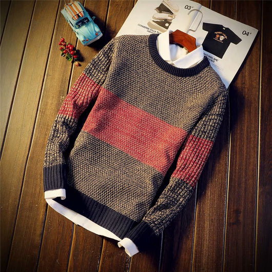 Suéter Casual de Cuello Redondo para Hombre - Image 4