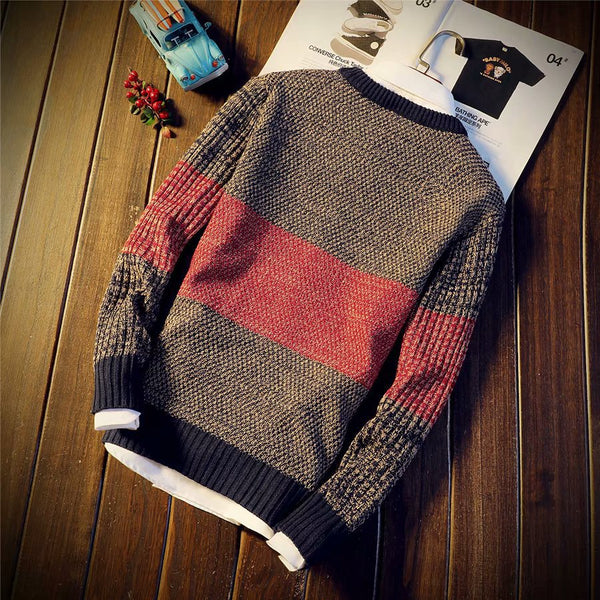 Suéter Casual de Cuello Redondo para Hombre