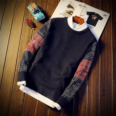 Suéter Casual de Cuello Redondo para Hombre - Image 3