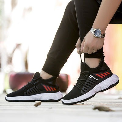 Zapatillas Deportivas Tejidas para Hombre - Comodidad y Estilo en Movimiento - Image 7