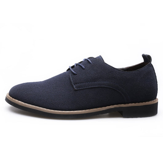 Tenis para Hombre de Cuero y Gamuza - Tallas Grandes - Image 3