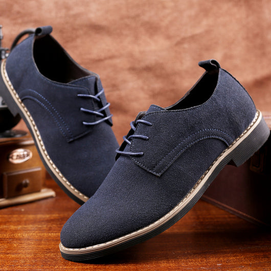 Tenis para Hombre de Cuero y Gamuza - Tallas Grandes - Image 7