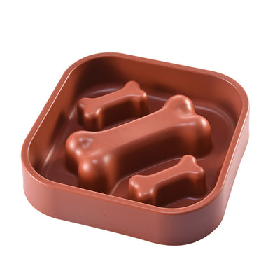 Comedero Lento Antiahogo para Cachorros - Plato Inteligente Anti-Choking