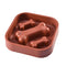 Comedero Lento Antiahogo para Cachorros - Plato Inteligente Anti-Choking