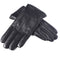 Luvas de Couro Masculinas Inverno Premium - Tela Sensível ao Toque Forro de Veludo Pele de Cordeiro
