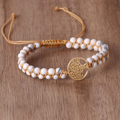 Pulsera de Ágata Natural Tejida a Mano - Yoga, Amistad y Amor - Image 9