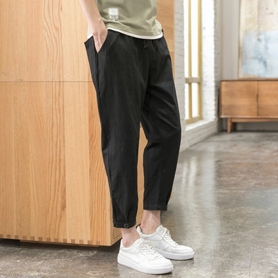 Pantalón Deportivo Cropped Holgado Talla Grande - Image 3