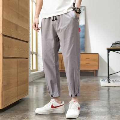 Pantalón Deportivo Cropped Holgado Talla Grande - Image 4