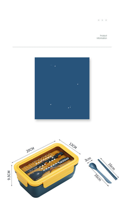 Lonchera Compartimentada Portátil Estilo Japonés - Caja de Almuerzo para Estudiantes - Image 9