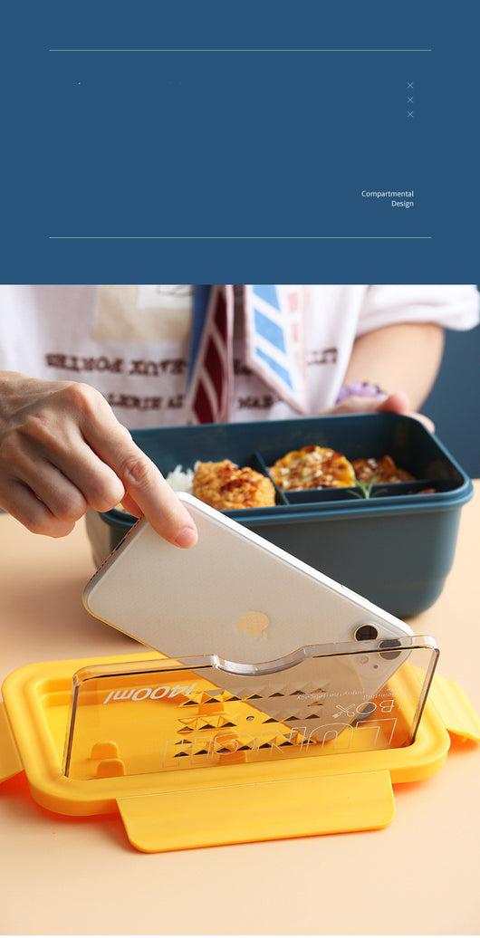 Lonchera Compartimentada Portátil Estilo Japonés - Caja de Almuerzo para Estudiantes - Image 11