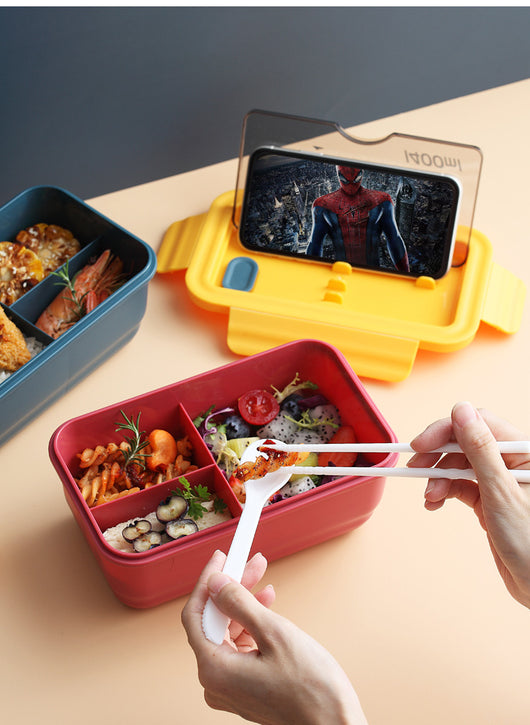 Lonchera Compartimentada Portátil Estilo Japonés - Caja de Almuerzo para Estudiantes - Image 5