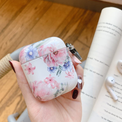 Funda Protectora para AirPods con Diseño Floral Natural - Girasol y Rosa - Image 11