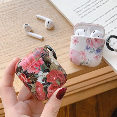 Funda Protectora para AirPods con Diseño Floral Natural - Girasol y Rosa - Image 15