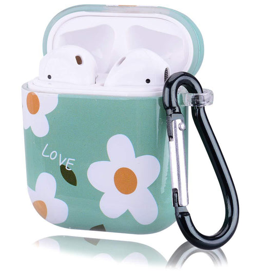 Funda Protectora para AirPods con Diseño Floral Natural - Girasol y Rosa - Image 10