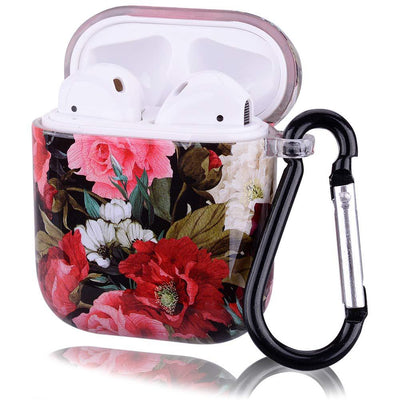 Funda Protectora para AirPods con Diseño Floral Natural - Girasol y Rosa - Image 8