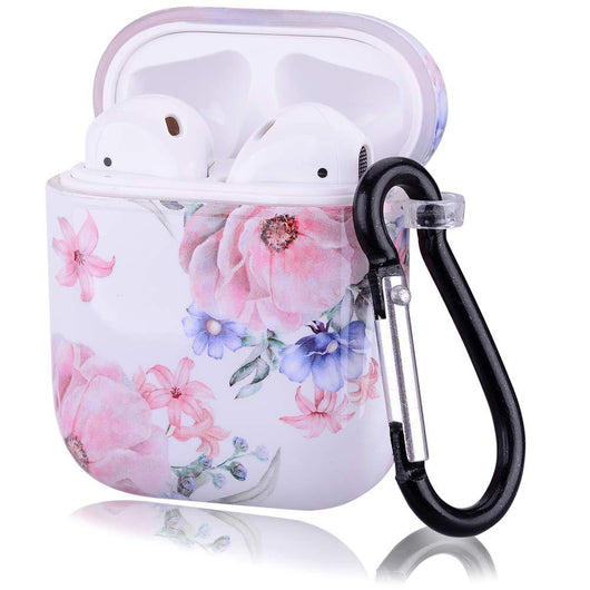 Funda Protectora para AirPods con Diseño Floral Natural - Girasol y Rosa - Image 2