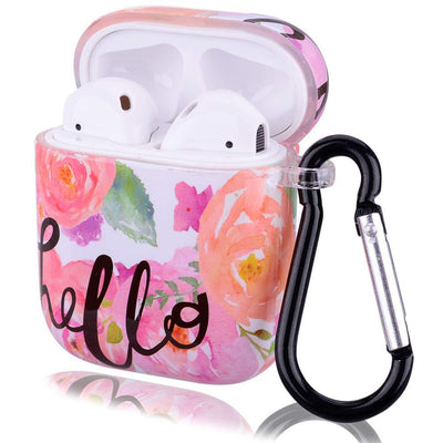 Funda Protectora para AirPods con Diseño Floral Natural - Girasol y Rosa - Image 9