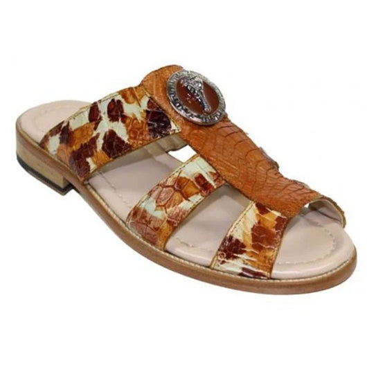 Sandalias Hombre Cuña Plana Punta Abierta con Diseño Hueco - Image 8