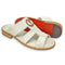 Sandalias Hombre Cuña Plana Punta Abierta con Diseño Hueco