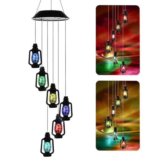 Lámpara Solar con Móvil Luminoso LED y Sonido del Viento - Image 11