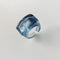 Multi-Color Good Microphone Shank Ring Ice Azul