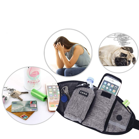Correa para Perro con Cinturón Manos Libres - Bolsa de Almacenamiento para Paseos y Running - Image 9