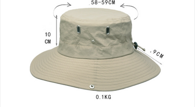 Sombrero Pescador de Ala Ancha Transpirable para Hombre - Protección Solar Viajes y Actividades Outdoor - Image 10
