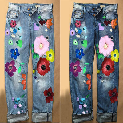 Pantalones Vaqueros Rectos con Roturas para Mujer - Image 12