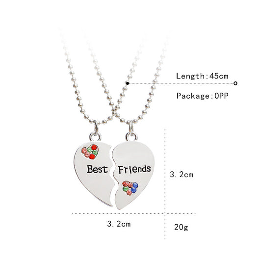 Collar de Amistad Diamante Cosido con Amor - Image 11