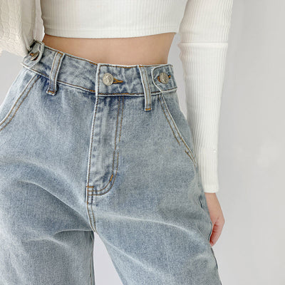 Pantalón Slim Cintura Alta con Pierna Recta Amplia - Image 5