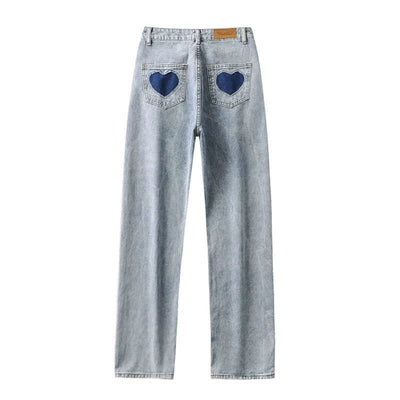 Pantalón Slim Cintura Alta con Pierna Recta Amplia - Image 4