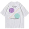 Playera Suelta Negra Casual para Hombre