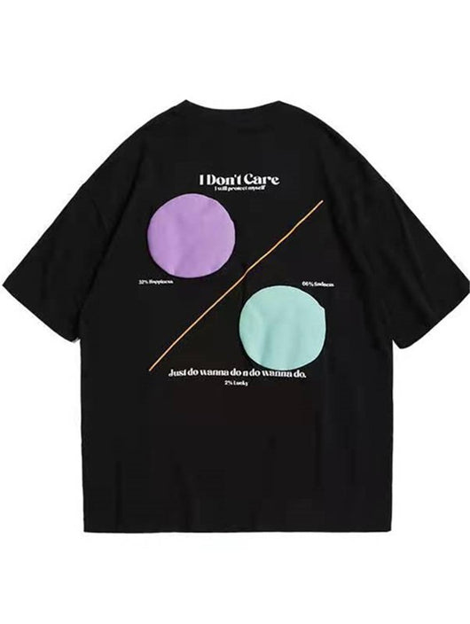 Playera Suelta Negra Casual para Hombre - Image 4
