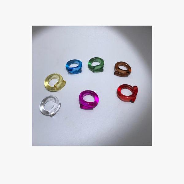 Anillo Acrílico Transparente con Cruz - Descarga Digital