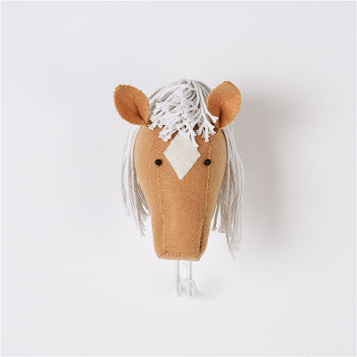 Perchero Decorativo Cabeza de Animal en Fieltro de Lana - León y Elefante - Image 10